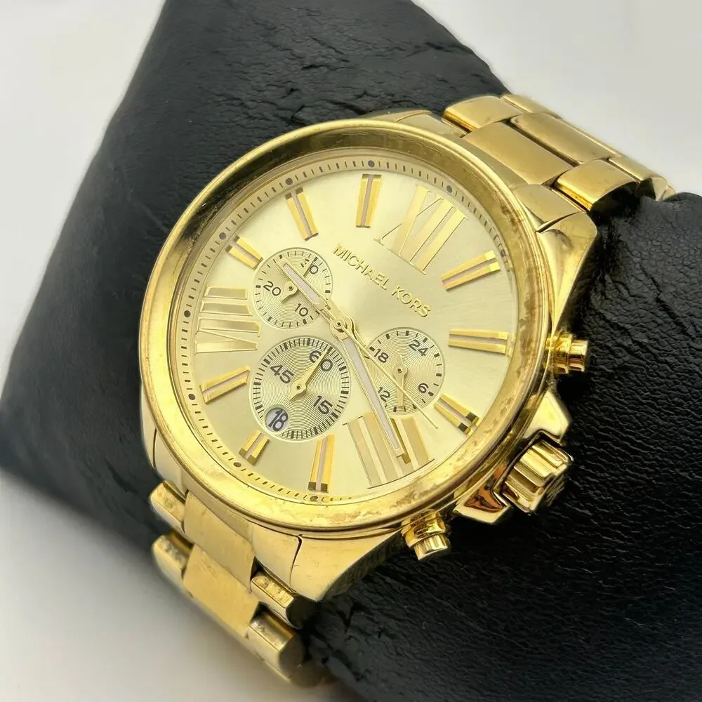 Michael Kors MK5711 Chronograph Gold-tone Stainless Steel Bracelet Watch
